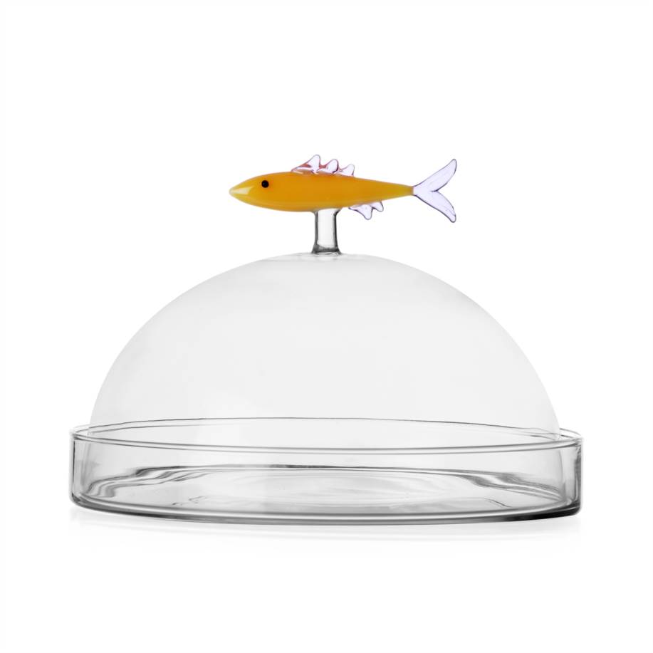 Dome w/dish sardine