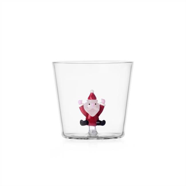 Tumbler jumping Santa