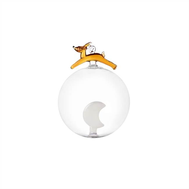 Christmas ball Santa's reindeer&moon 