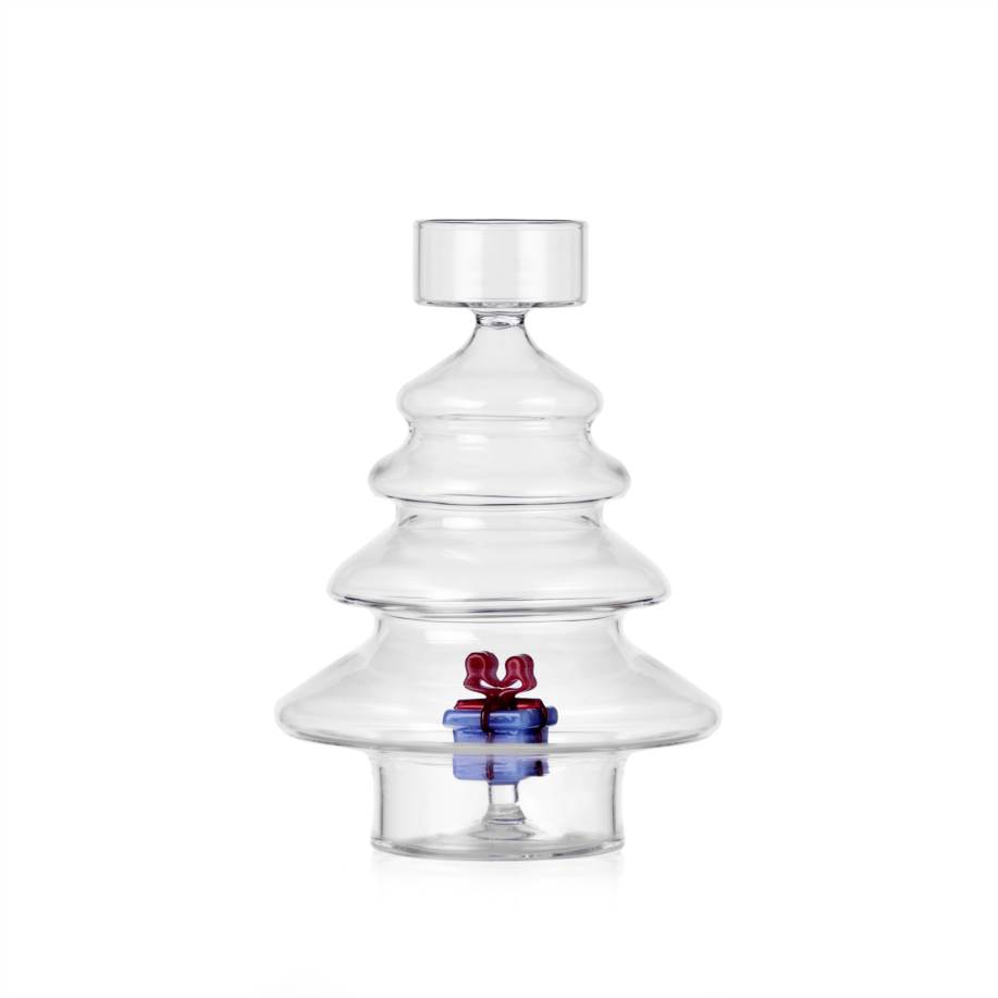 Tealight light blue gift