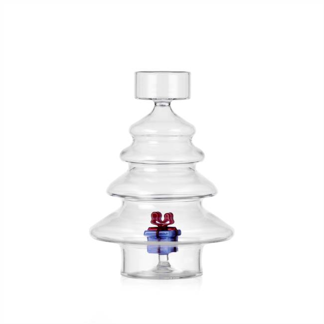 Tealight light blue gift
