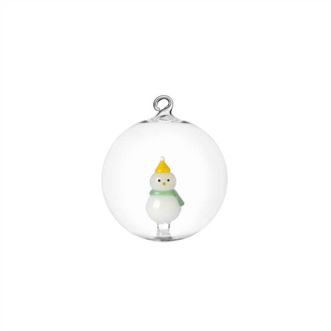  Christmas ball snowman