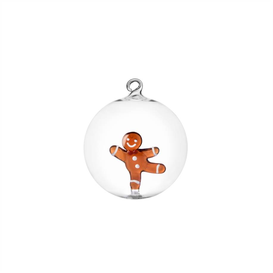 Palla di Natale ciao pan di zenzero