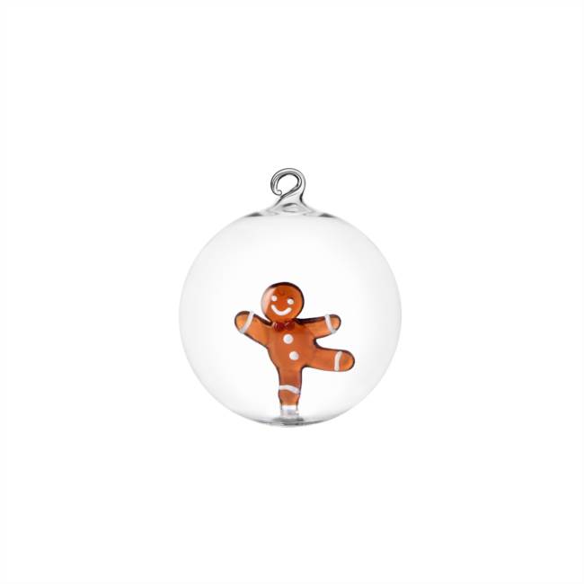 Christmas ball hello gingerbread