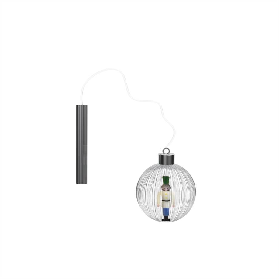 Christmas ball lamp soldier