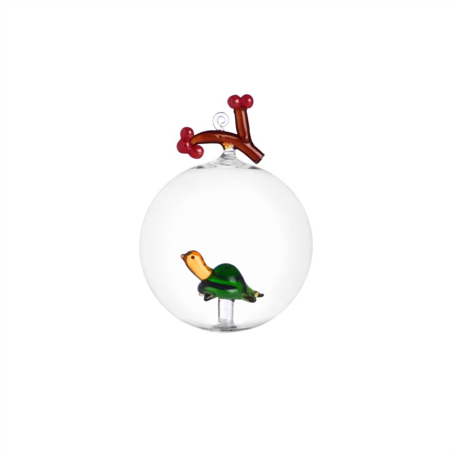 Christmas ball berries&turtle