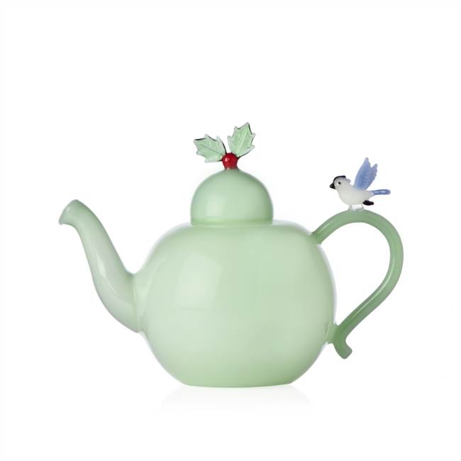 Teapot holly&bird