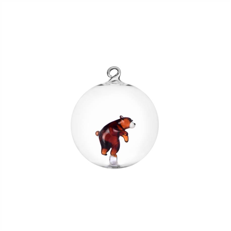 Palla di Natale orso bruno