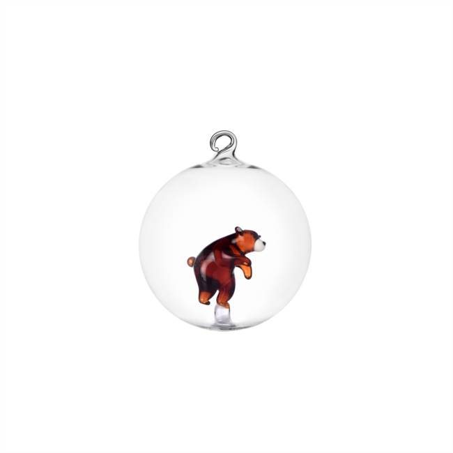 Christmas ball brown bear