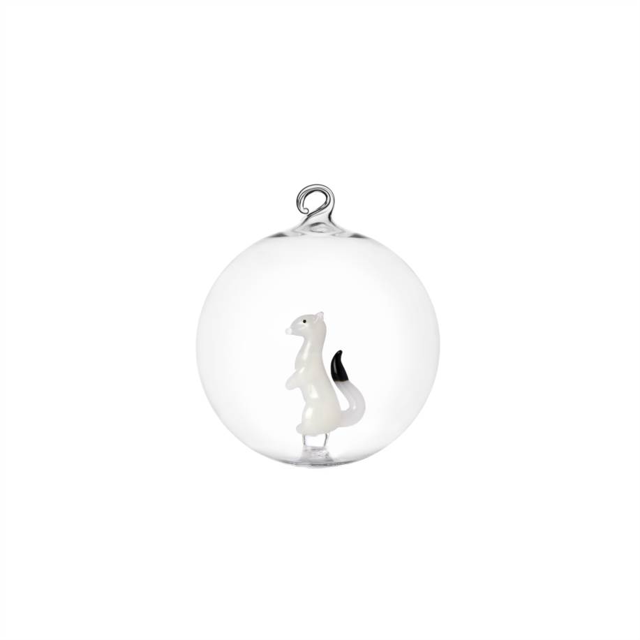 Christmas ball ferret