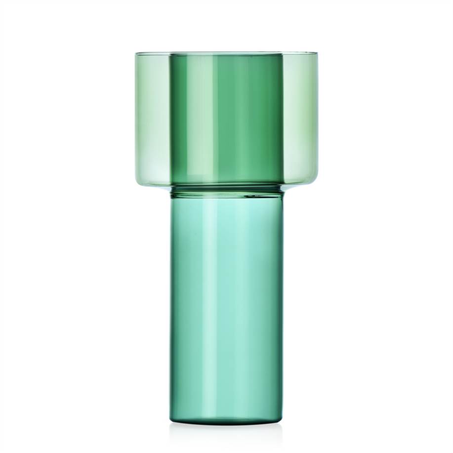 Vaso grande A blu-petrolio
