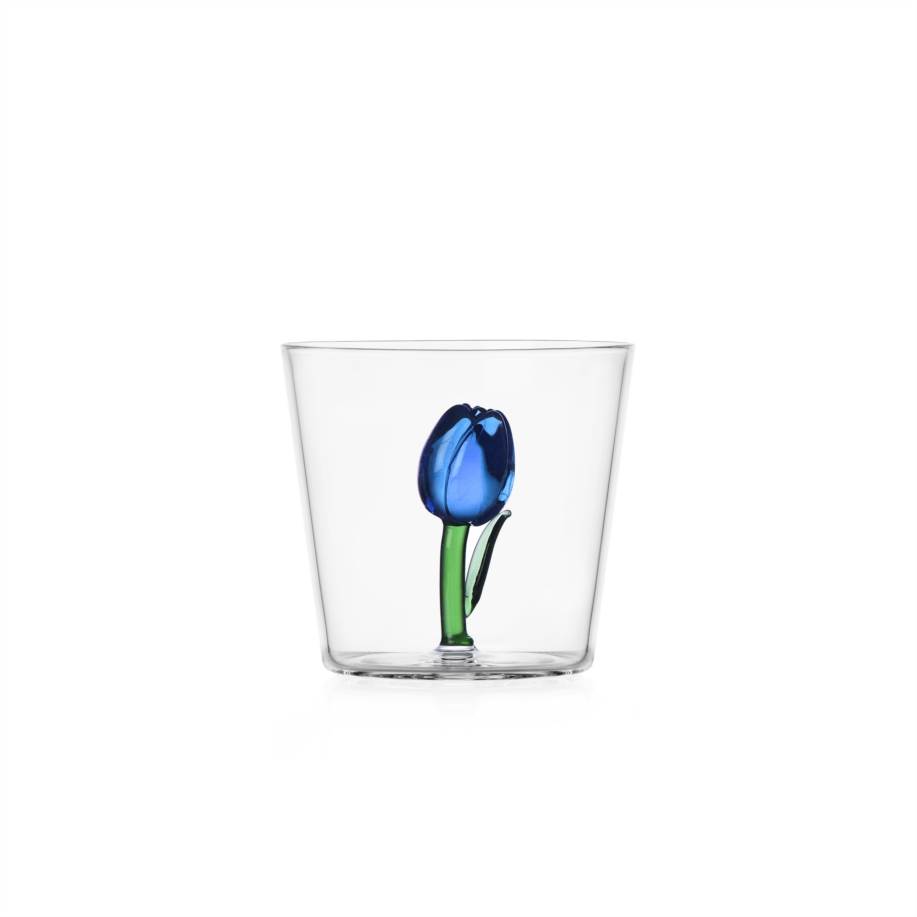 Tumbler blue tulip