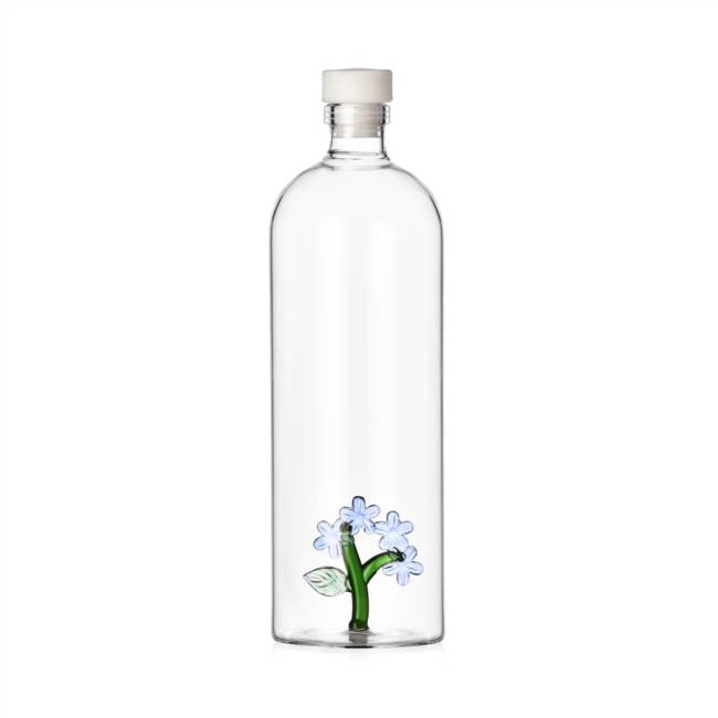 Bottiglia fiore azzurro