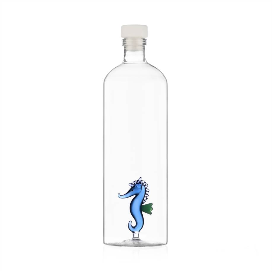 Bottle blue seahorse