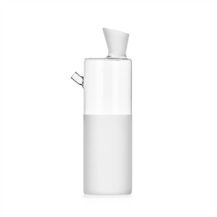 Clear-frosted bottle