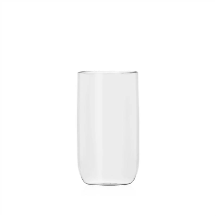 Tall glass high tumbler clear
