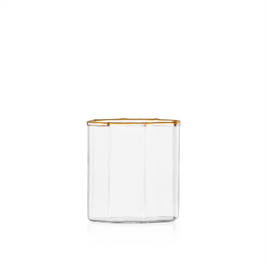 Bicchiere acqua ambra