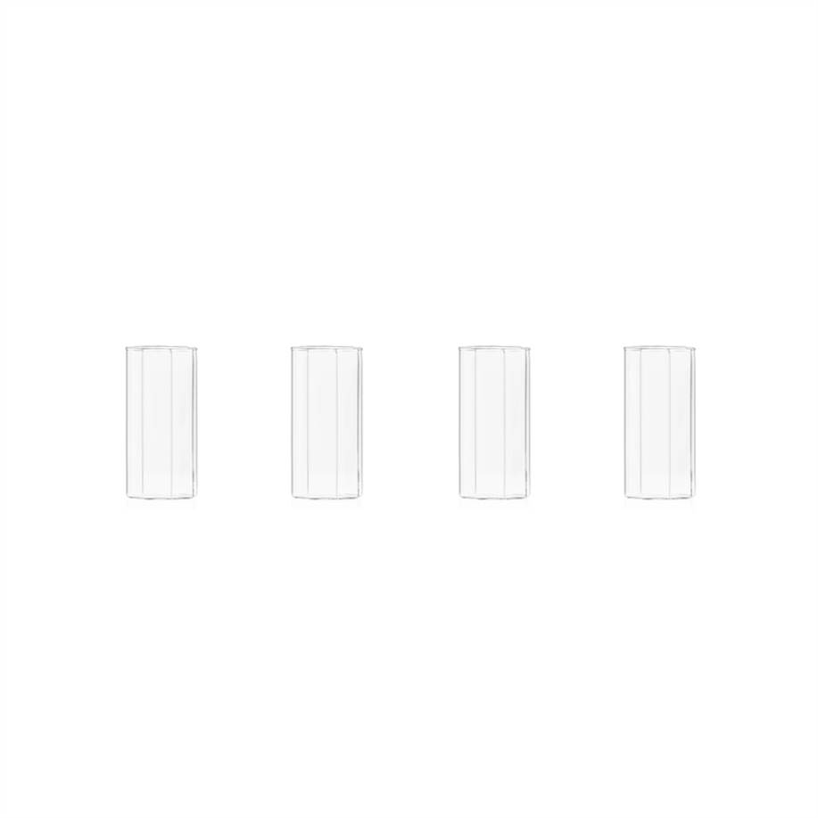 Set 4 pcs longdrink clear