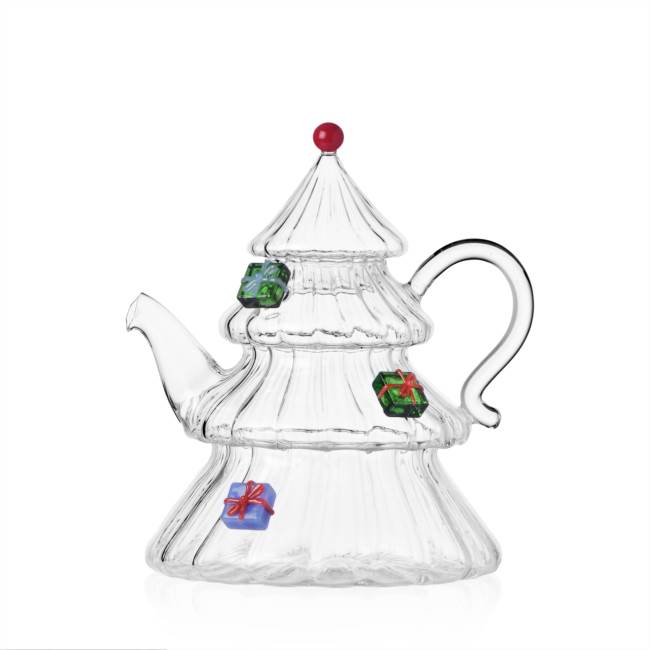 Jug/teapot Christmas tree w/ gifts