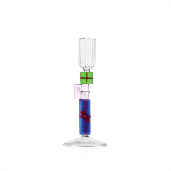 Candleholder green pink light blue gifts
