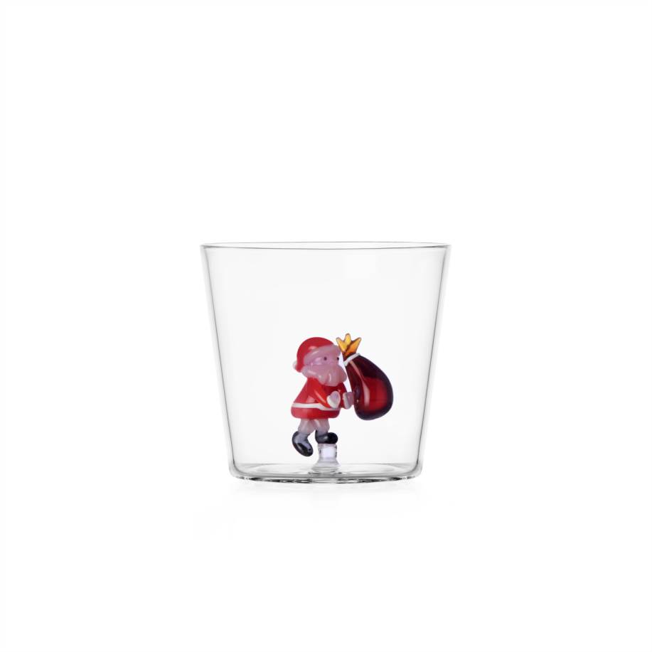 Tumbler Babbo Natale con sacco ambra