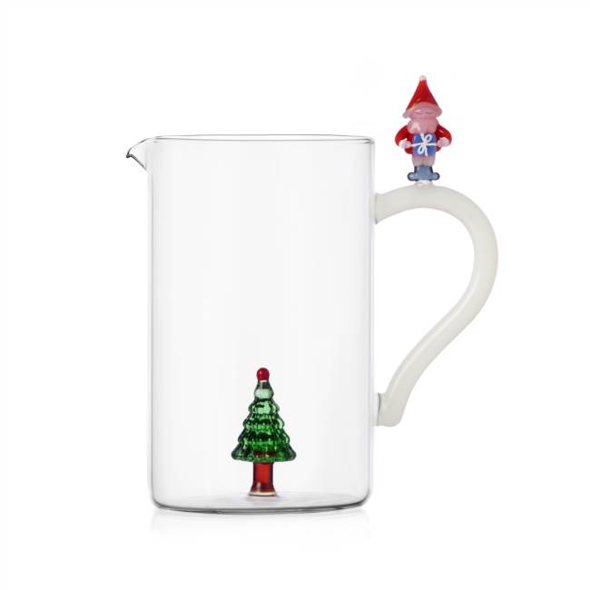 Jug Chistmas tree inside Santa on handle