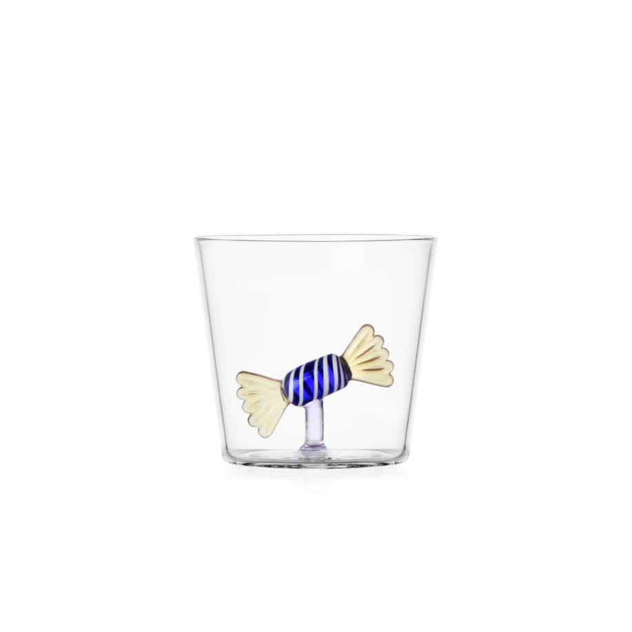 Tumbler caramella gialla/azzurra