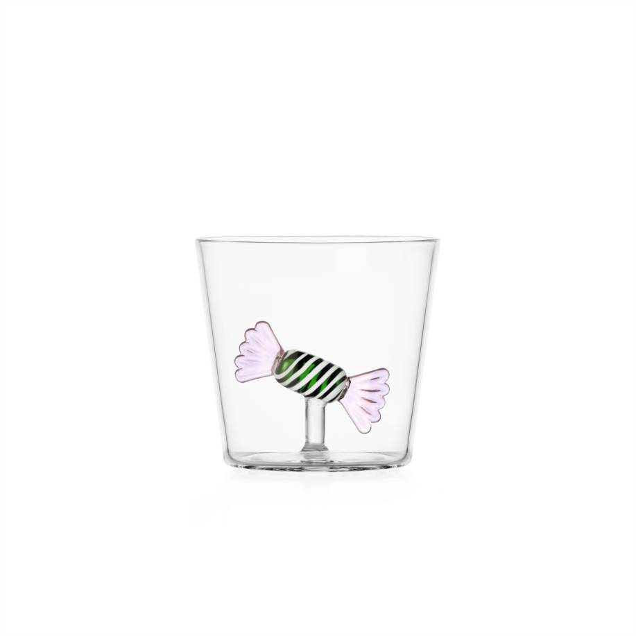 Tumbler caramella rosa/verde