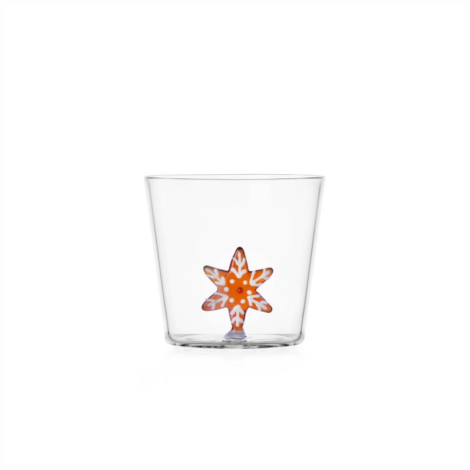 Tumbler gingerbread snowflake