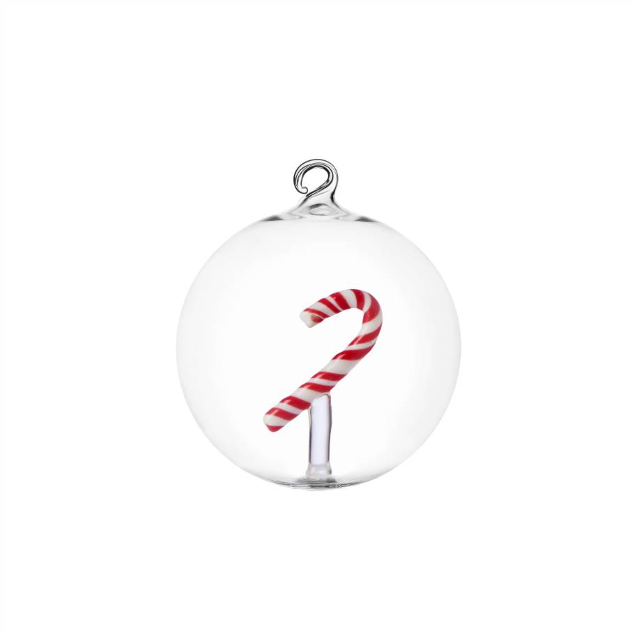 Christmas ball candy cane