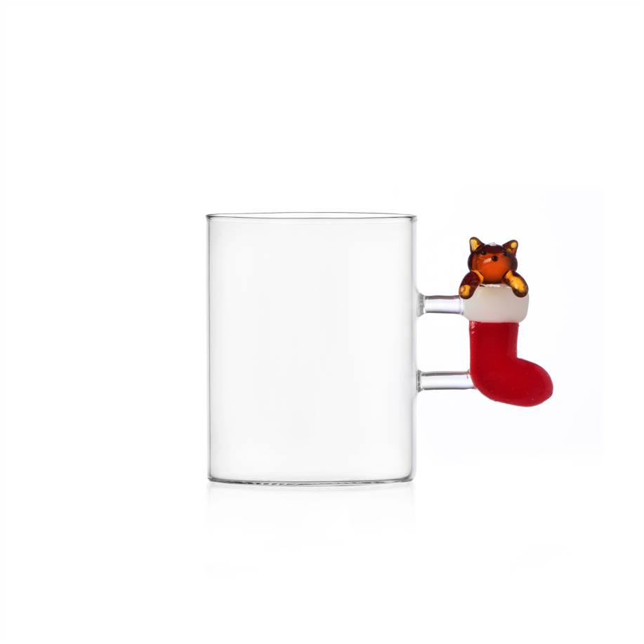 Mug gatto ambra nella calza