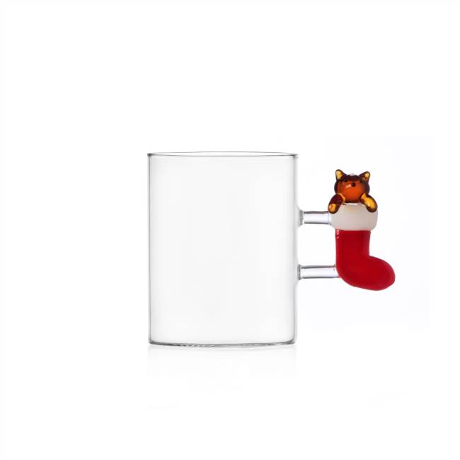 Mug gatto ambra nella calza