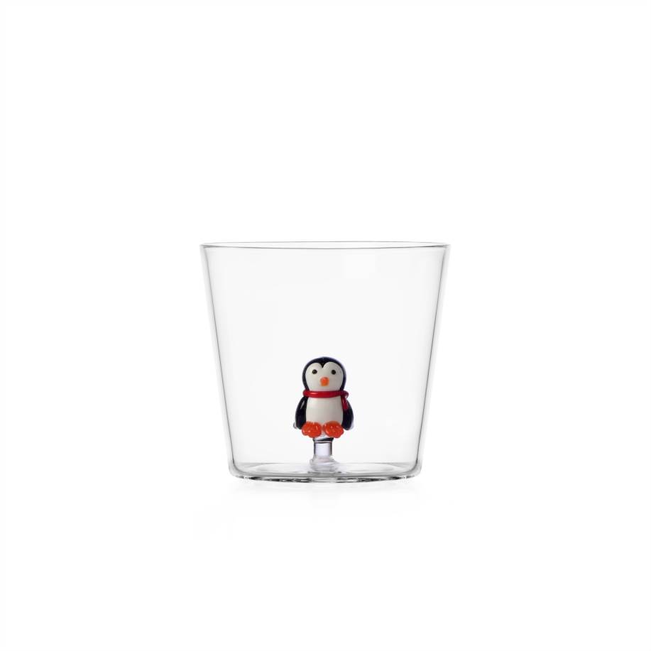 Tumbler pinguino con sciarpa