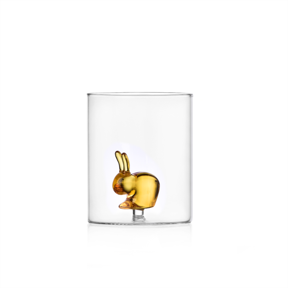 Tumbler yellow rabbit