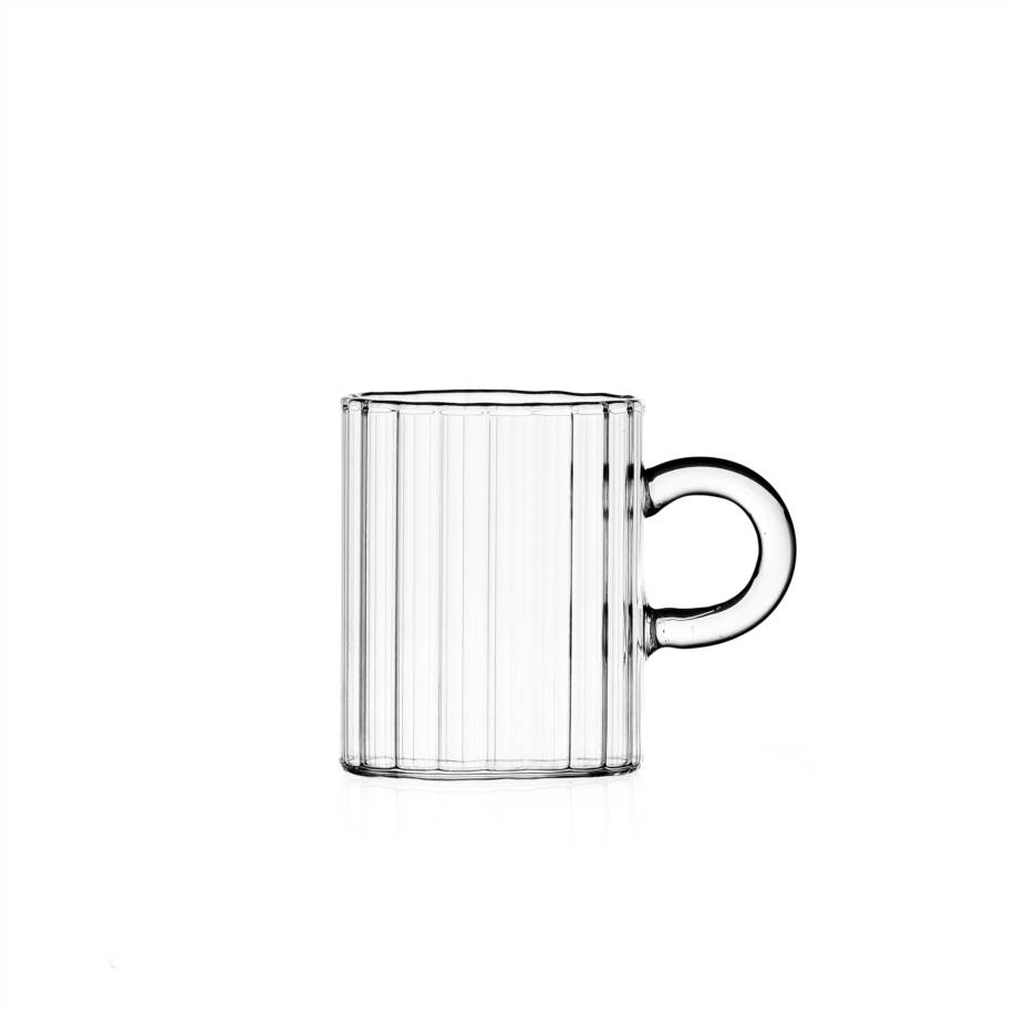 Optic coffee cup without saucer