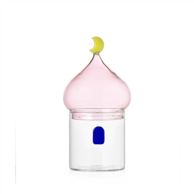 Scatola coperchio rosa