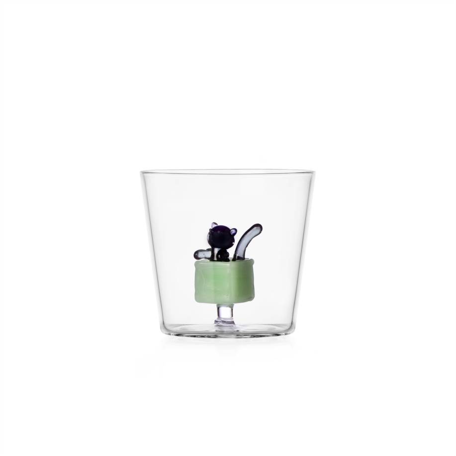 Tumbler gatto nero nella scatola