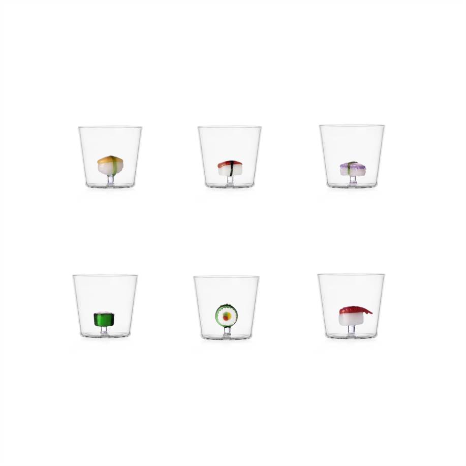 Set 6 tumbler assortiti